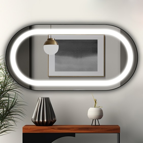 Lustro LED Anatolia Inox Black - Zdjęcie 7