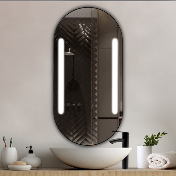 Lustro LED Beatrice Inox Black - Zdjęcie 8