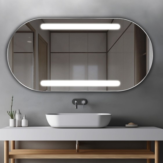 Lustro LED Bruna Inox Gloss - Zdjęcie 7