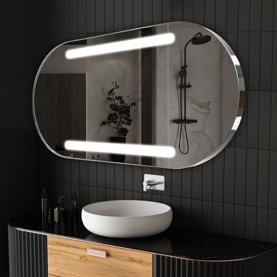 Lustro LED Bruna Inox Gloss - Zdjęcie 8