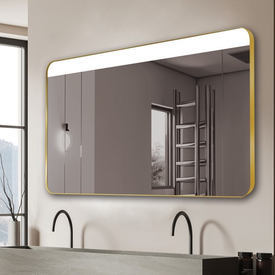 Lustro LED Diana Inox Gold - Zdjęcie 6