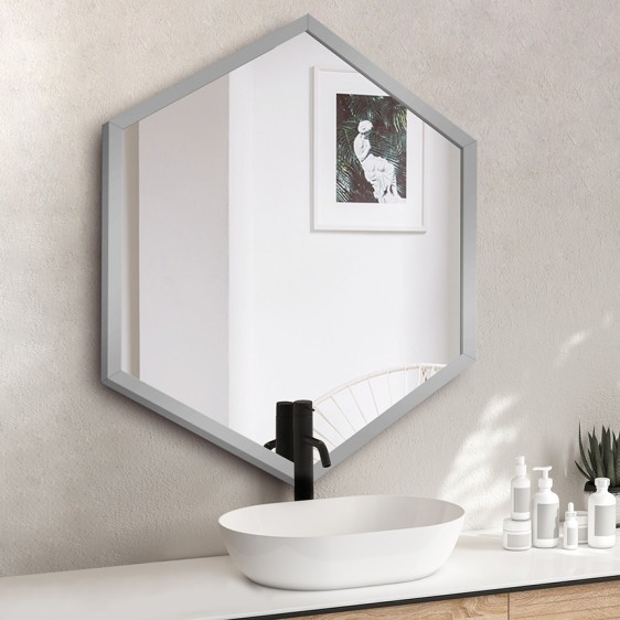 Lustro Hexagon Alu - Zdjęcie 7